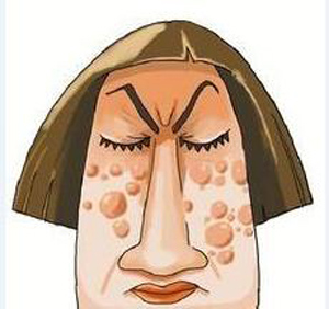 脸上为什么长痘痘